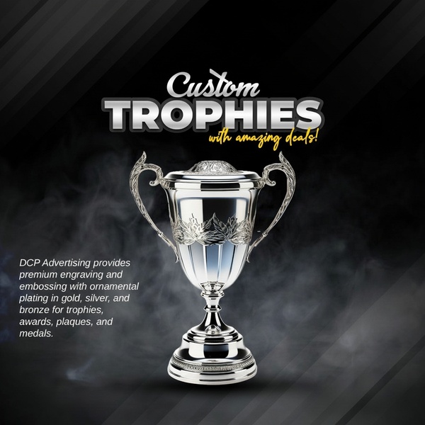 trophy, award, custom trophy, engraved trophy, trophy cup, sports trophy, achievement award, brand awareness, product launch, minimalist, luxurious, trustworthy, neutral, gold